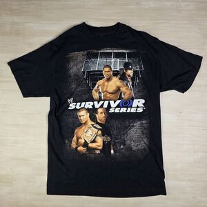 2007 WWE Survivor Series Shirt Black‎ Miami Batista Undertaker Orton Mens Medium